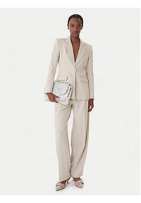 Patrizia Pepe Marynarka 8S0582/A498-S748 Szary Regular Fit. Kolor: szary. Materiał: syntetyk #4