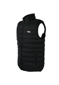 Kamizelka turystyczna męska Fila Berglicht Vest. Kolor: czarny. Materiał: poliester