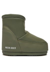 Moon Boot Śniegowce 80D1409410 Khaki. Kolor: brązowy. Materiał: skóra