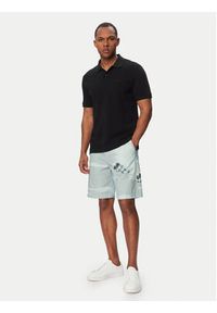 BOSS Szorty materiałowe Chino 50559411 Turkusowy Straight Fit. Kolor: turkusowy. Materiał: bawełna #3
