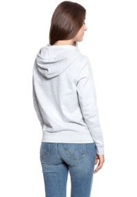 Mustang - BLUZA MUSTANG Bella H Embroidery Light grey melange 1008016 4141. Wzór: nadruk #2