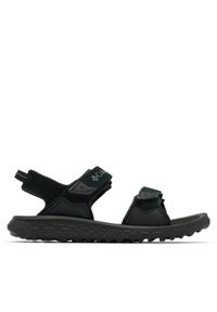 columbia - Columbia Sandały Konos Hiker 2-Strap 2121561 Czarny. Kolor: czarny. Materiał: zamsz, skóra