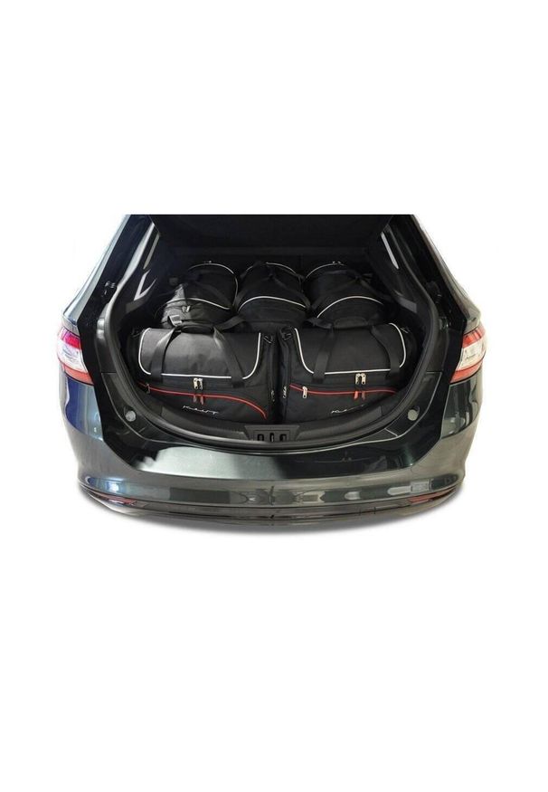 KJUST - Torby Do Bagażnika Ford Mondeo Liftback 2014-2021 5Szt Kjust. Kolor: czarny. Styl: sportowy