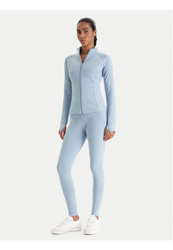 Guess Bluza V6RP15 KD952 Niebieski Slim Fit. Kolor: niebieski. Materiał: syntetyk