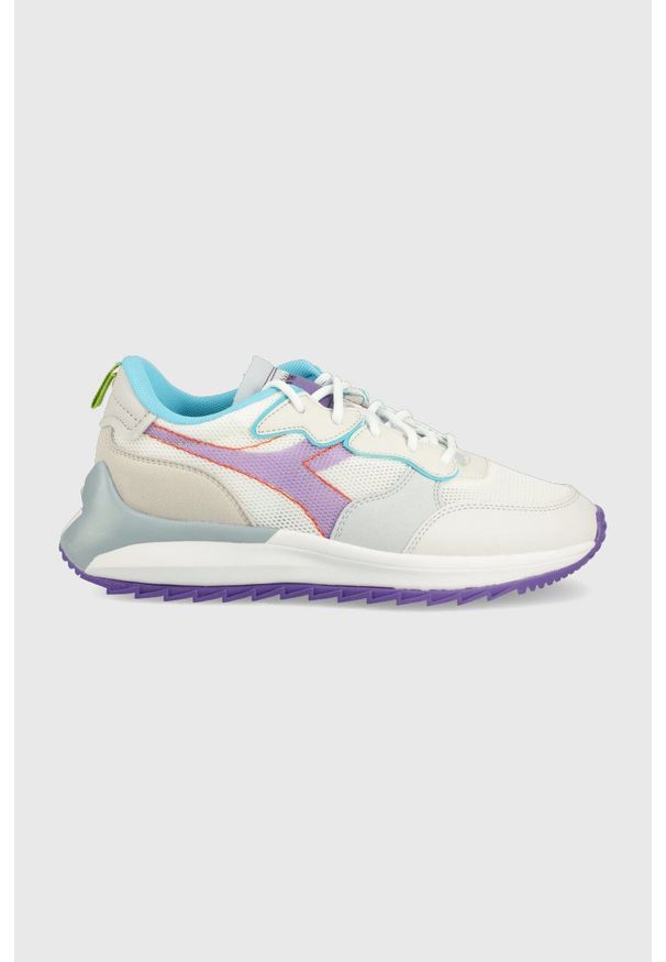 Diadora sneakersy kolor szary. Nosek buta: okrągły. Zapięcie: sznurówki. Kolor: szary. Materiał: guma