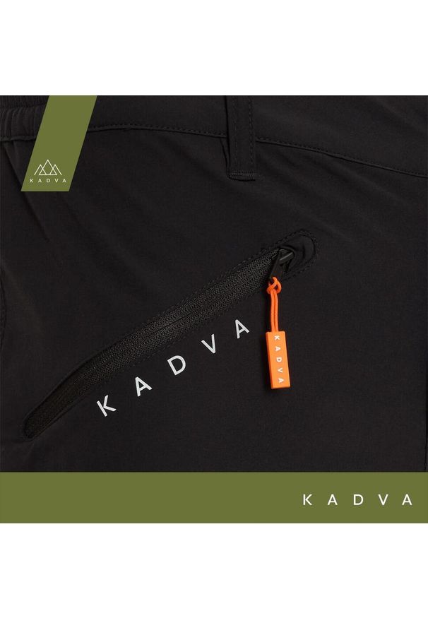 Spodnie męskie KADVA Tores. Kolor: czarny