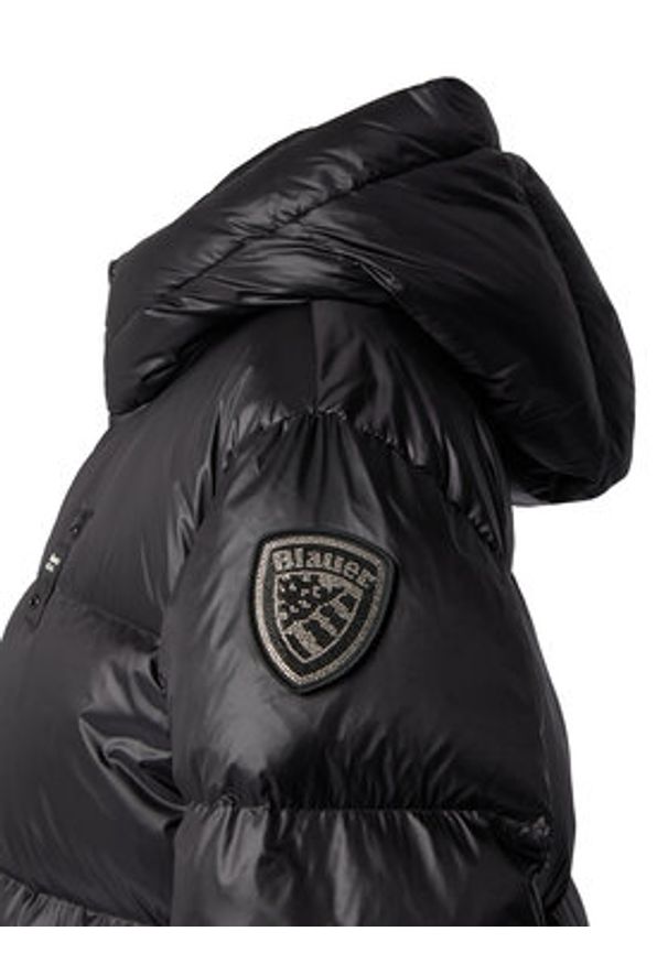 Blauer Płaszcz zimowy 25WBLDK03161 Czarny Regular Fit. Kolor: czarny. Materiał: syntetyk. Sezon: zima