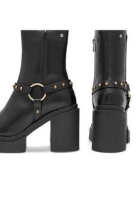 Eva Minge Botki HONDA-03 Czarny. Kolor: czarny. Materiał: skóra #5