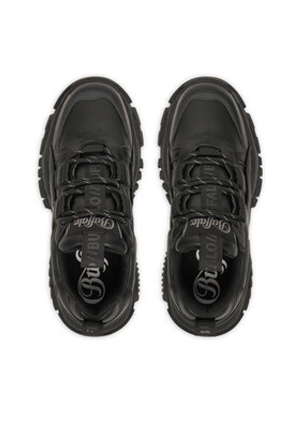 Buffalo Sneakersy Arius 1636508 Czarny. Kolor: czarny. Materiał: skóra