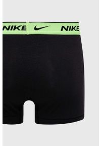 Nike bokserki 3-pack męskie kolor zielony. Kolor: zielony. Materiał: tkanina, poliester, skóra, włókno #7