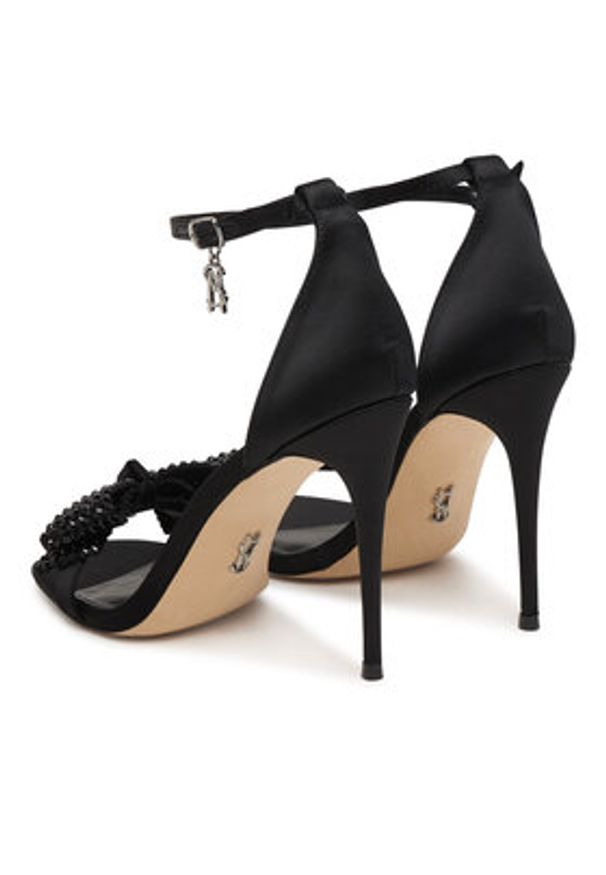 Steve Madden Sandały Newlywed 11005241 Czarny. Kolor: czarny. Materiał: materiał