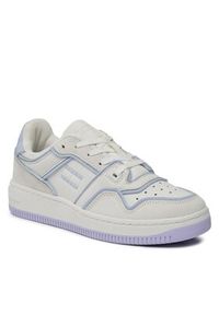 Tommy Jeans Sneakersy Tjw Retro Basket Foam Edge EN0EN02420 Écru. Materiał: skóra #5