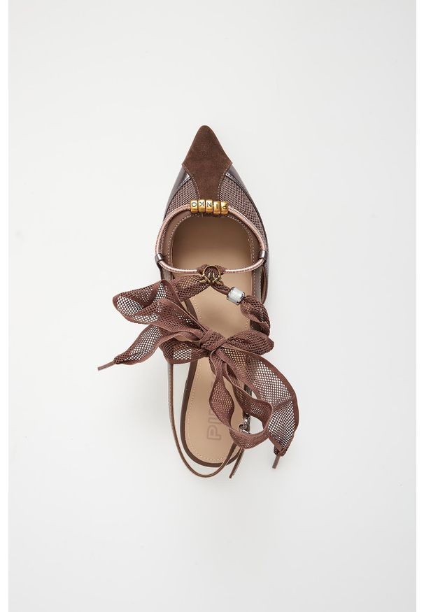 Pinko - Baleriny damskie skórzane PINKO. Materiał: skóra