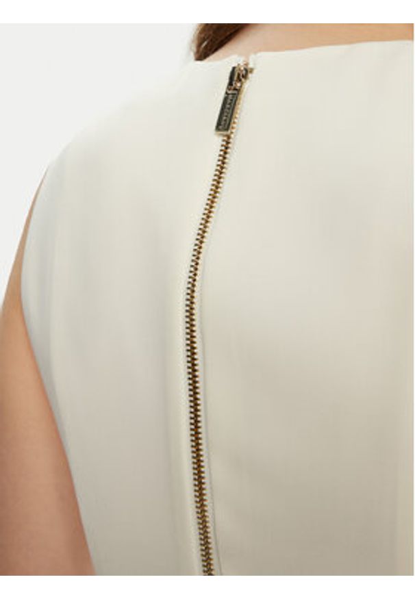 Marciano Guess Sukienka koktajlowa 5RGK09 7115A Écru Regular Fit. Materiał: syntetyk. Styl: wizytowy