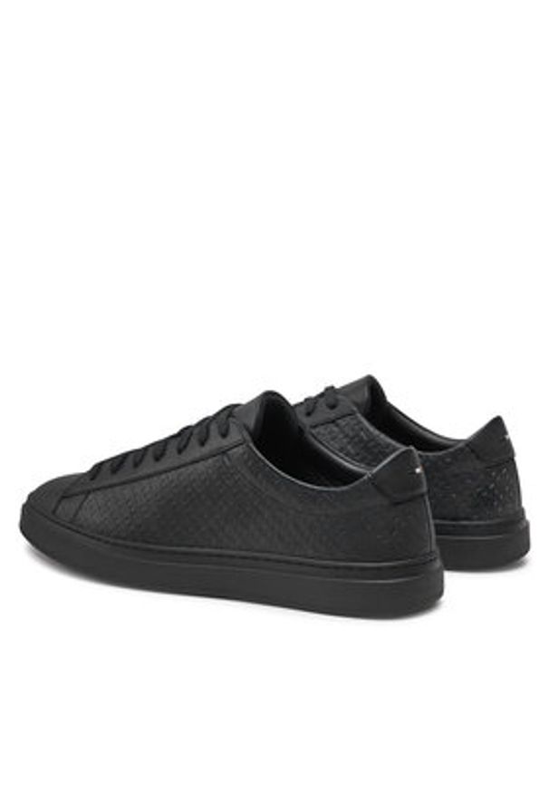 BOSS - Boss Sneakersy Kieran 50536507 Czarny. Kolor: czarny. Materiał: skóra