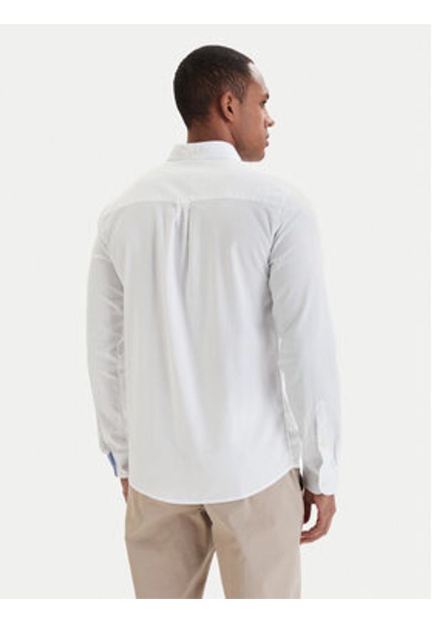 Aeronautica Militare Koszula 261CA1320UCT03532 Biały Regular Fit. Kolor: biały. Materiał: bawełna