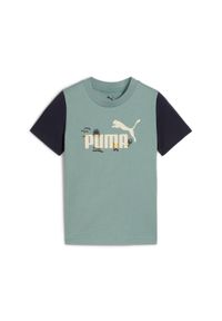 Koszulka dla dzieci Puma Sandy Adventures. Kolor: zielony. Wzór: kolorowy #1