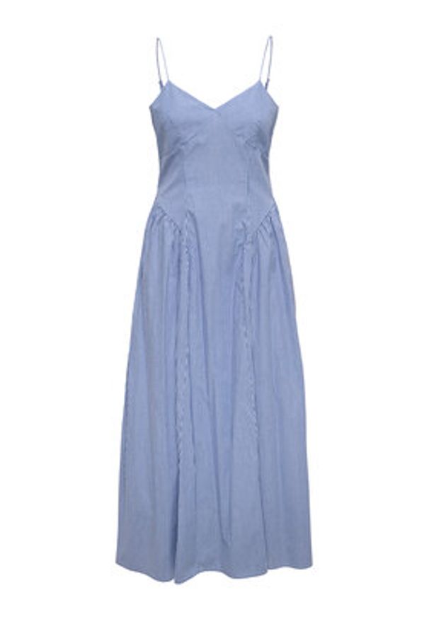 only - ONLY Sukienka letnia Tiari 15371086 Niebieski Regular Fit. Kolor: niebieski. Materiał: bawełna. Sezon: lato