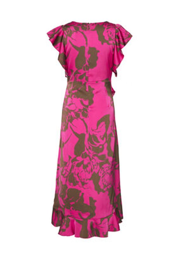 DKNY Sukienka letnia DD5E1N32 Różowy Regular Fit. Kolor: różowy. Materiał: syntetyk. Sezon: lato