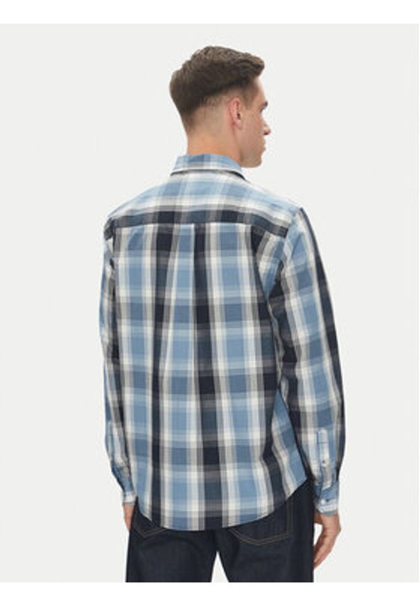 Mustang Koszula Chester 1016237 Niebieski Regular Fit. Kolor: niebieski. Materiał: bawełna