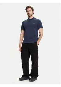 Moose Knuckles Polo Everett M34MT712 Granatowy Slim Fit. Typ kołnierza: polo. Kolor: niebieski. Materiał: bawełna #5