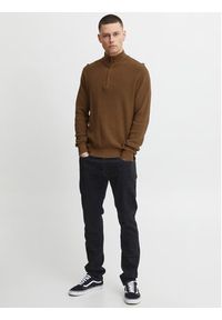 Blend Sweter 20714337 Brązowy Regular Fit. Kolor: brązowy. Materiał: bawełna #5
