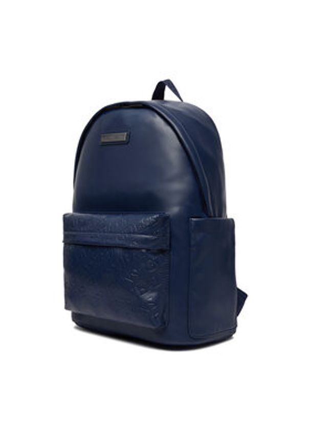 Guess Jeans Plecak CWBEO-GUESS-B-002-09 Granatowy. Kolor: niebieski. Materiał: skóra