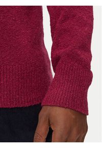 United Colors of Benetton - United Colors Of Benetton Sweter 10R2U108E Bordowy Regular Fit. Kolor: czerwony. Materiał: bawełna #4