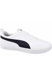 Buty do chodzenia męskie Puma Rickie. Zapięcie: sznurówki. Kolor: biały. Materiał: materiał, syntetyk. Szerokość cholewki: normalna. Sport: turystyka piesza