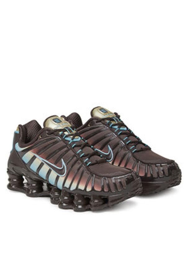 Nike Sneakersy Shox Tl IB4340 200 Brązowy. Kolor: brązowy. Materiał: materiał