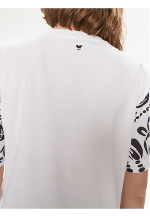 Weekend Max Mara T-Shirt Viterbo 2415971032 Biały Loose Fit. Kolor: biały. Materiał: bawełna