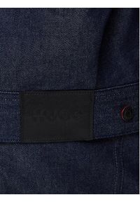 Hugo - HUGO Kurtka jeansowa 50542915 Granatowy Relaxed Fit. Kolor: niebieski. Materiał: bawełna #3
