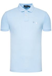 Polo Ralph Lauren Polo Core Replen 710782592 Niebieski Custom Slim Fit. Typ kołnierza: polo. Kolor: niebieski. Materiał: bawełna #3