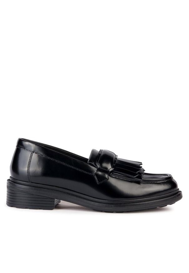 Loafersy Geox. Kolor: czarny