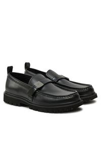 Calvin Klein Jeans Mokasyny Eva Apron Loafer Hdw YM0YM01252 Czarny. Kolor: czarny. Materiał: skóra #4