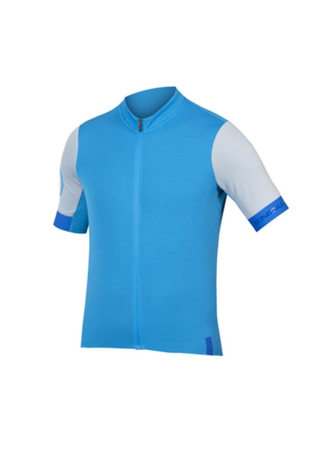 ENDURA - Koszulka rowerowa męska Endura FS260 S/S Std hi-viz. Kolor: niebieski. Sport: kolarstwo