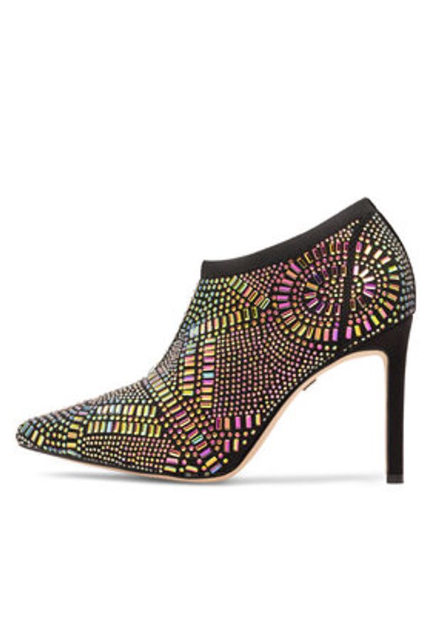 Nine West Botki MAJDY FF-1717 Czarny. Kolor: czarny. Materiał: materiał
