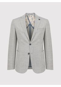 Pako Lorente - Szara marynarka casualowa P23SF-3X-019-N-S. Okazja: na co dzień. Kolor: szary. Wzór: gładki. Sezon: lato. Styl: casual
