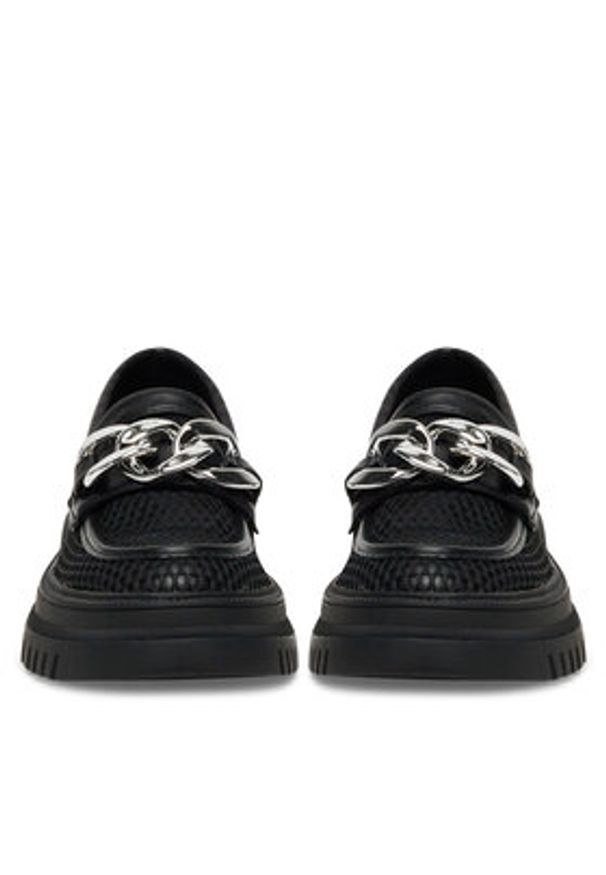 DeeZee Loafersy 60062D-2 Czarny. Kolor: czarny. Materiał: syntetyk, materiał