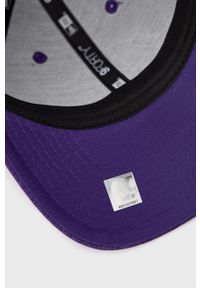 New Era czapka kolor fioletowy z aplikacją 12380821.PURPLE-PURPLE. Kolor: fioletowy. Wzór: aplikacja #2