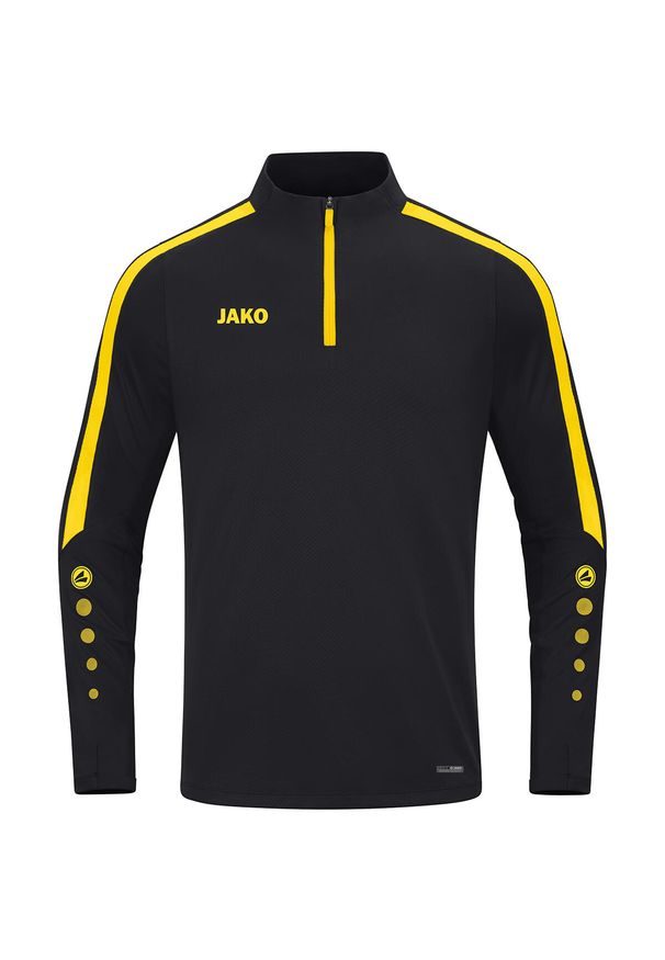 Dziecięca bluza dresowa zapinana na zamek Jako Power. Kolor: wielokolorowy, żółty, czarny. Materiał: dresówka