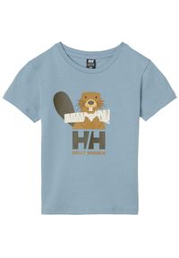 Koszulka dla dziecka Helly Hansen Graphic. Kolor: niebieski #1