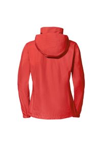 Kurtka przeciwdeszczowa damska Vaude Escape Light Jacket. Kolor: czerwony, beżowy, wielokolorowy