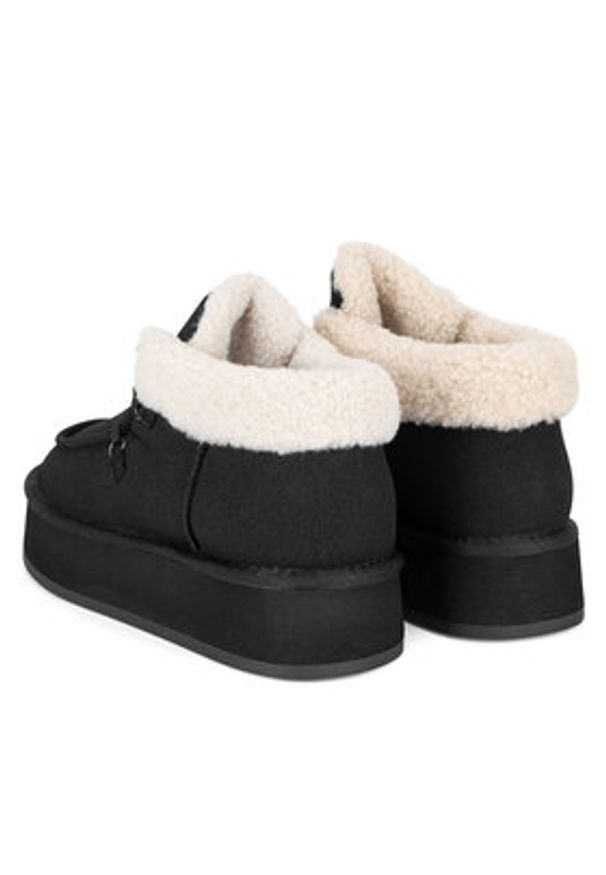 Jenny Fairy Śniegowce BJL20335-3 Czarny. Kolor: czarny. Materiał: skóra, syntetyk