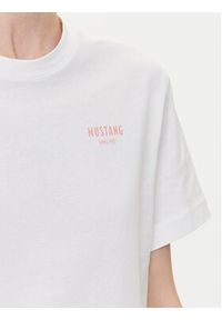 Mustang T-Shirt Floris 1016158 Biały Relaxed Fit. Kolor: biały. Materiał: bawełna #3