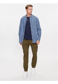 Tommy Jeans Koszula jeansowa Western DM0DM16609 Niebieski Relaxed Fit. Kolor: niebieski. Materiał: bawełna #4