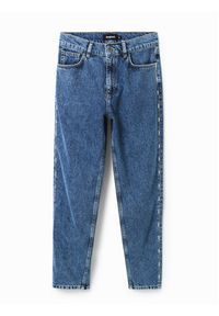 Desigual Jeansy Mayo 23SWDD36 Niebieski Mom Fit. Kolor: niebieski #4