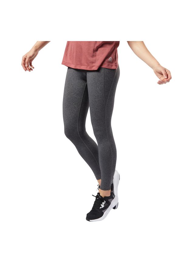 Spodnie treningowe damskie Reebok OS Lux Tight 20. Kolor: szary