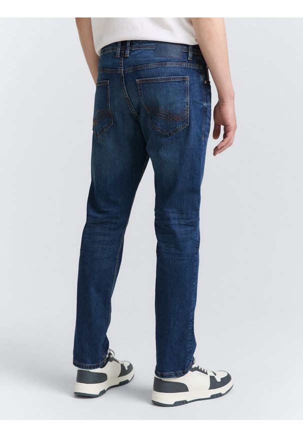 Tom Tailor - Męskie Spodnie Jeansowe Josh Regular Slim Mid Stone Wash Denim 1047978 10281