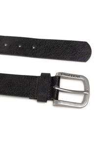 Jack & Jones - Jack&Jones Pasek Męski Jacharry Belt Noos 12120697 Czarny. Kolor: czarny. Materiał: skóra